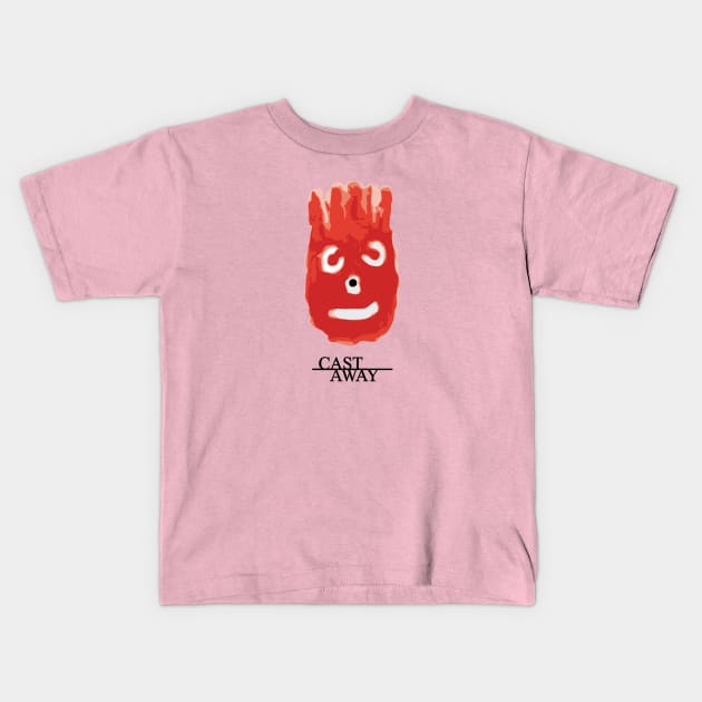 Cast Away Wilson Kids T-Shirt by priyankajones